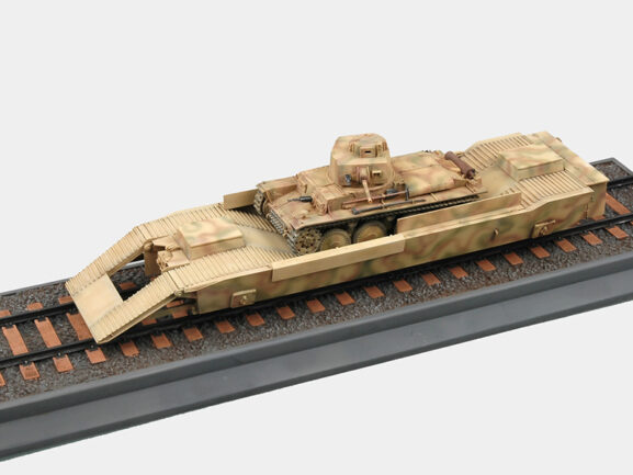 Немецкая платформа с танком Pz.Kpfw.38(t) "Прага" — изображение 16