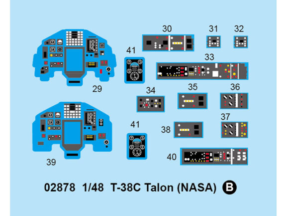Американский учебно-тренировочный самолет Northrop T-38C Talon NASA (Тэлон) — изображение 3