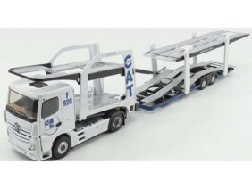 Седельный тягач Mercedes-Benz Actros 2 1845 с полуприцепом-автовозом "CAT GROUPE" (2019)