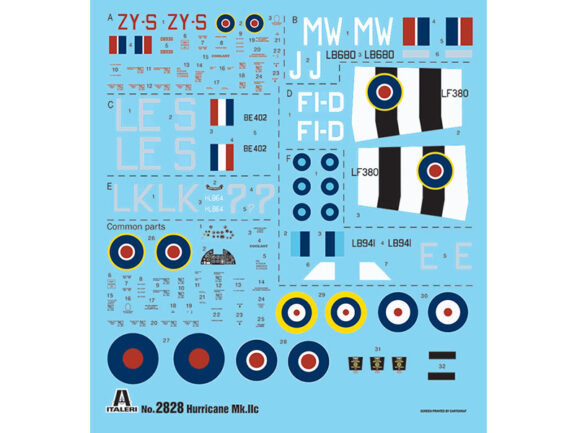 Британский истребитель Hawker Hurricane (Харрикейн) Mk.IIC (Italeri) — изображение 7