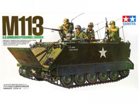 Американский бронетранспортер M113 с внутренним интерьером