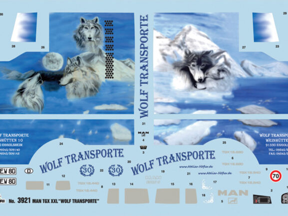 Седельный тягач MAN TGX XXL "Wolf Transporte" — изображение 10