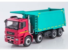 Самосвал КАМАЗ-65801-T5 (красный/бирюзовый)