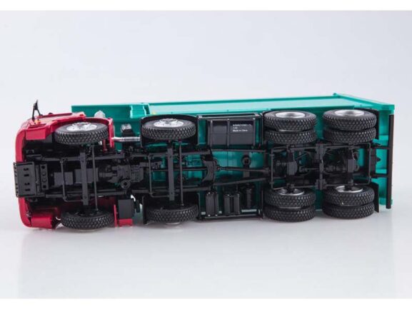 Самосвал КАМАЗ-65801-T5 (красный/бирюзовый) — изображение 11