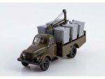Мусоровоз КММ-2 (ГАЗ-51) хаки/серый