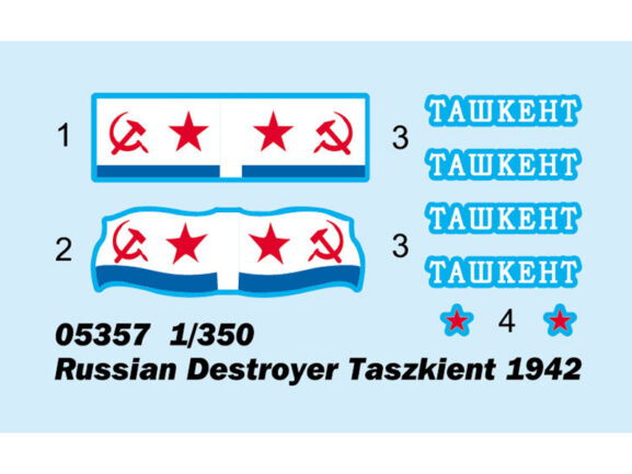 Советский эсминец Ташкент 1942 (1:350) — изображение 6