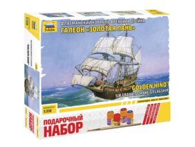 Флагманский корабль Френсиса Дрейка Галеон "Золотая лань" (Подарочный набор)