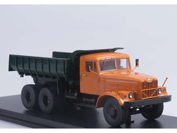Самосвал КрАЗ-256Б1 (оранжевый/зеленый) — изображение 5