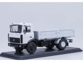 Грузовик МАЗ-5337 бортовой (поздняя кабина) серый