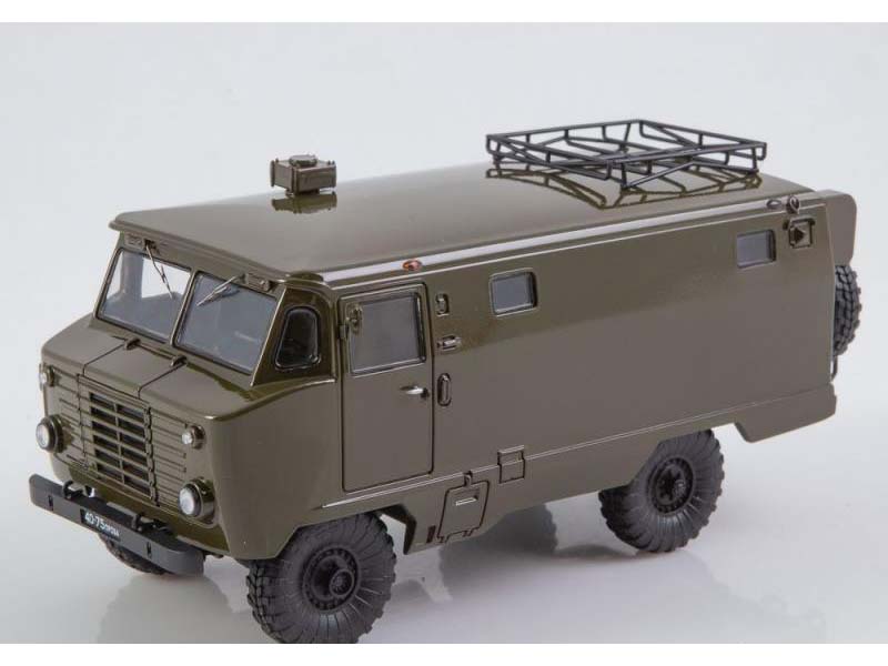0262MP-kpp-66-gaz-66-32-modelpro-1 Автомобиль с кузовом повышенной прочности КПП-66 (ГАЗ-66-32) — изображение 1