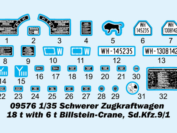 Немецкий полугусеничный тягач Sd.Kfz.9/1 с краном 6т Bilstein — изображение 2