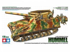 Немецкая самоходная гаубица САУ Hummel с 3-мя фигурами