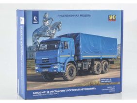 Грузовик КАМАЗ-43118 бортовой (с тентом) (AVD Models)
