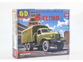 Грузовик АК-34 кунг (ЗИС-151) (AVD Models)