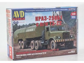 Седельный тягач КрАЗ-258Б1 с полуприцепом-цистерной ТЗ-22 (AVD Models)