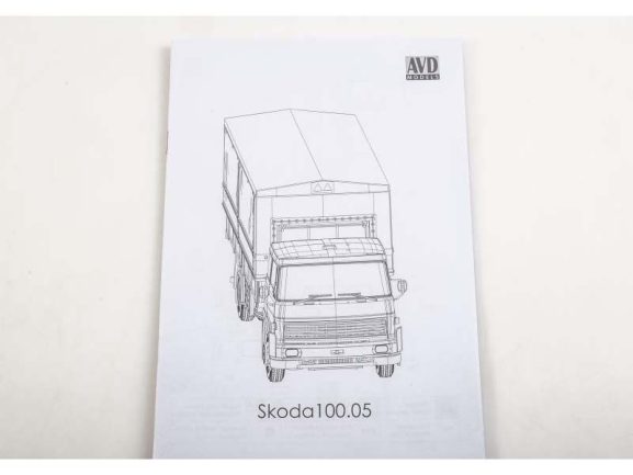 Грузовик Skoda 100.05 бортовой с тентом (AVD Models) — изображение 12