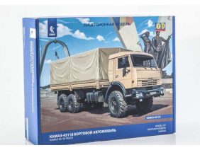 Грузовик КАМАЗ-43118 дорестайлинг бортовой (с тентом) (AVD Models)