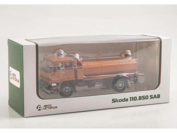 Топливозаправщик (бензовоз) Skoda 110.850 SA8 оранжевый — изображение 6
