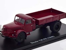 Самосвал Skoda 706RS (1946) бордовый