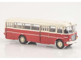 Автобус Икарус-620 красный/бежевый