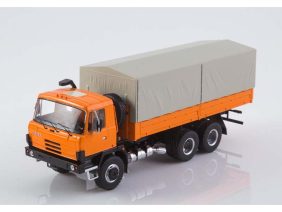 Грузовик Tatra-815V26 бортовой с тентом (оранжевый/серый)