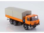 Грузовик Tatra-815V26 бортовой с тентом (оранжевый/серый) — изображение 3