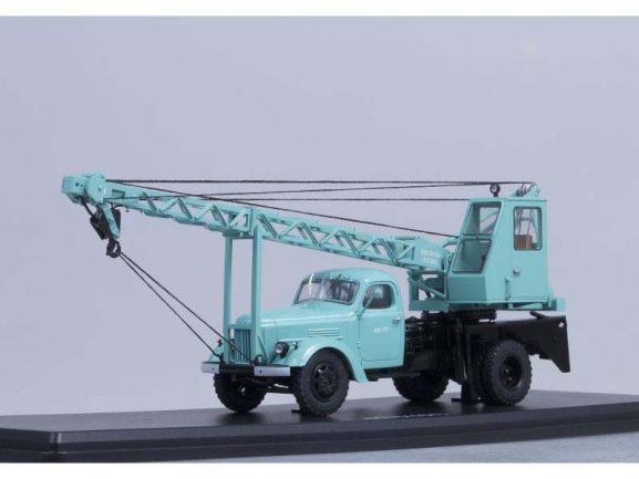 Автокран АК-75 (ЗИЛ-164) выставочный ВДНХ (бирюзовый) — изображение 3