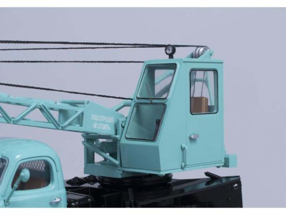 Автокран АК-75 (ЗИЛ-164) выставочный ВДНХ (бирюзовый) — изображение 13