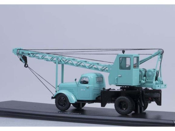 Автокран АК-75 (ЗИЛ-164) выставочный ВДНХ (бирюзовый) — изображение 4