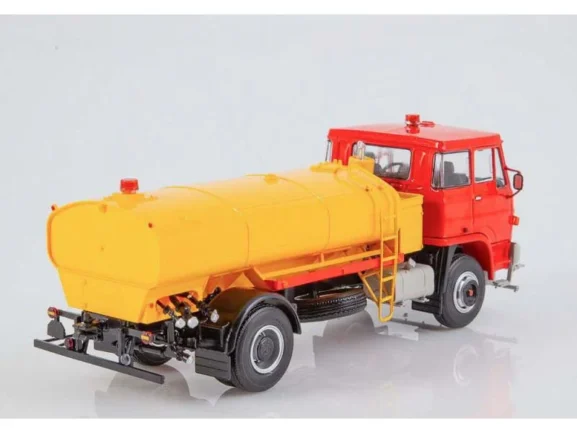 Топливозаправщик (бензовоз) Skoda 110.850 SA8 (красный/оранжевый) — изображение 2