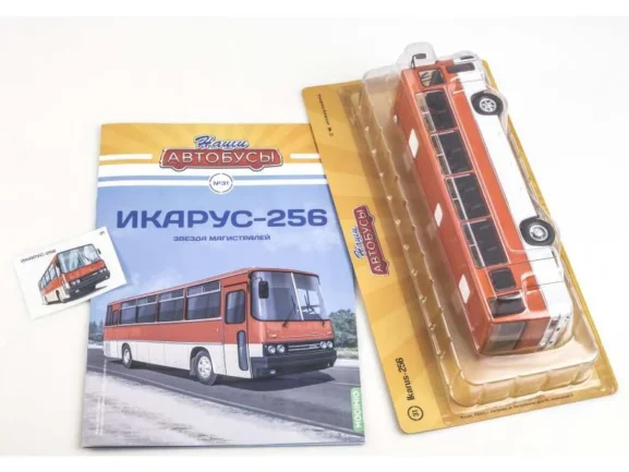 Автобус Икарус-256 (красный) (Наши Автобусы №31) — изображение 6