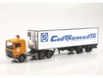 Седельный тягач Volvo F12 с полуприцепом Lamberet (Совтрансавто)