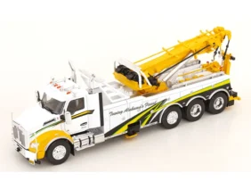 Эвакуатор Kenworth T880 2018 белый/желтый