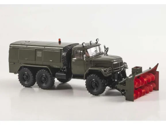 Шнекороторный снегоуборочный автомобиль ДЭ-210 (ЗИЛ-131) — изображение 3