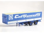 Седельный тягач Volvo F12 с полуприцепом Fruehauf Savoyarde (Совтрансавто) белый/синий — изображение 8