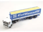 Седельный тягач Volvo F12 с полуприцепом Fruehauf Savoyarde (Совтрансавто) белый/синий — изображение 5