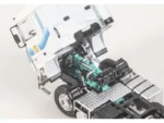 Седельный тягач Volvo F12 с полуприцепом Fruehauf Savoyarde (Совтрансавто) белый/синий — изображение 6