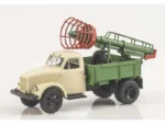 Телескопическая вышка ТВГ-15М (ГАЗ-51А) бежевый/зеленый