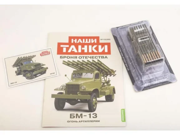 Гвардейский реактивный миномет БМ-13 "Катюша" (Chevrolet G7107) (Наши Танки №30) — изображение 8