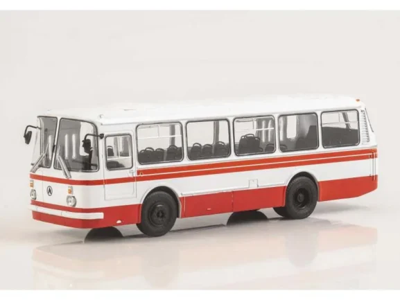 Автобус ЛАЗ-695Н красный/белый (Наши Автобусы №1) — изображение 2